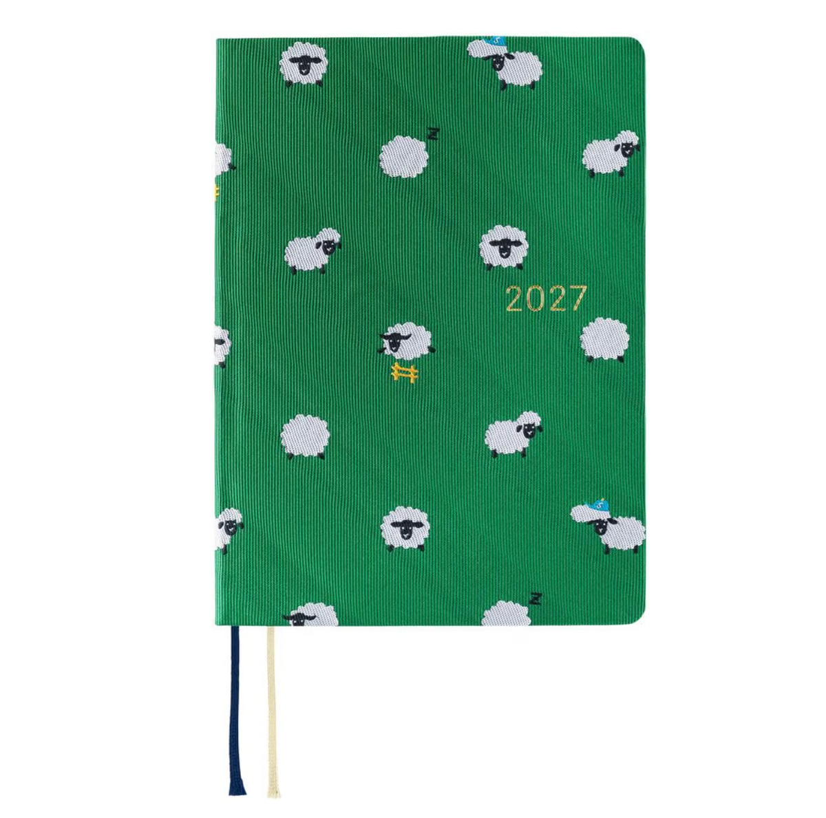 PREORDER SHIPS NOVEMBER Hobonichi Techo 2027 A6 Bow & Tie: Sheep Sheep Sheep