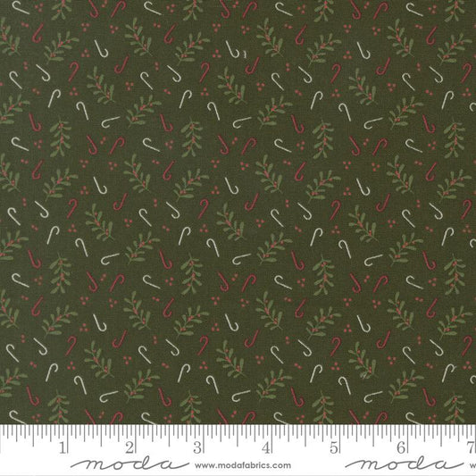 Holly Candy - Pine - Gingerbread Lane QUILTING COTTON/POPLIN - homesewn