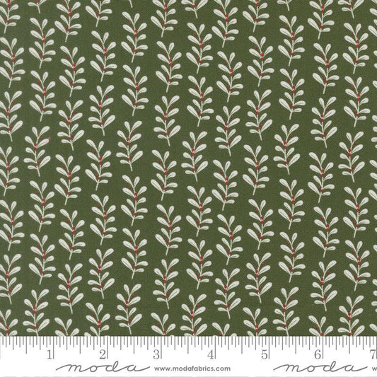 Holly Stripes - Holly - Gingerbread Lane QUILTING COTTON/POPLIN - homesewn