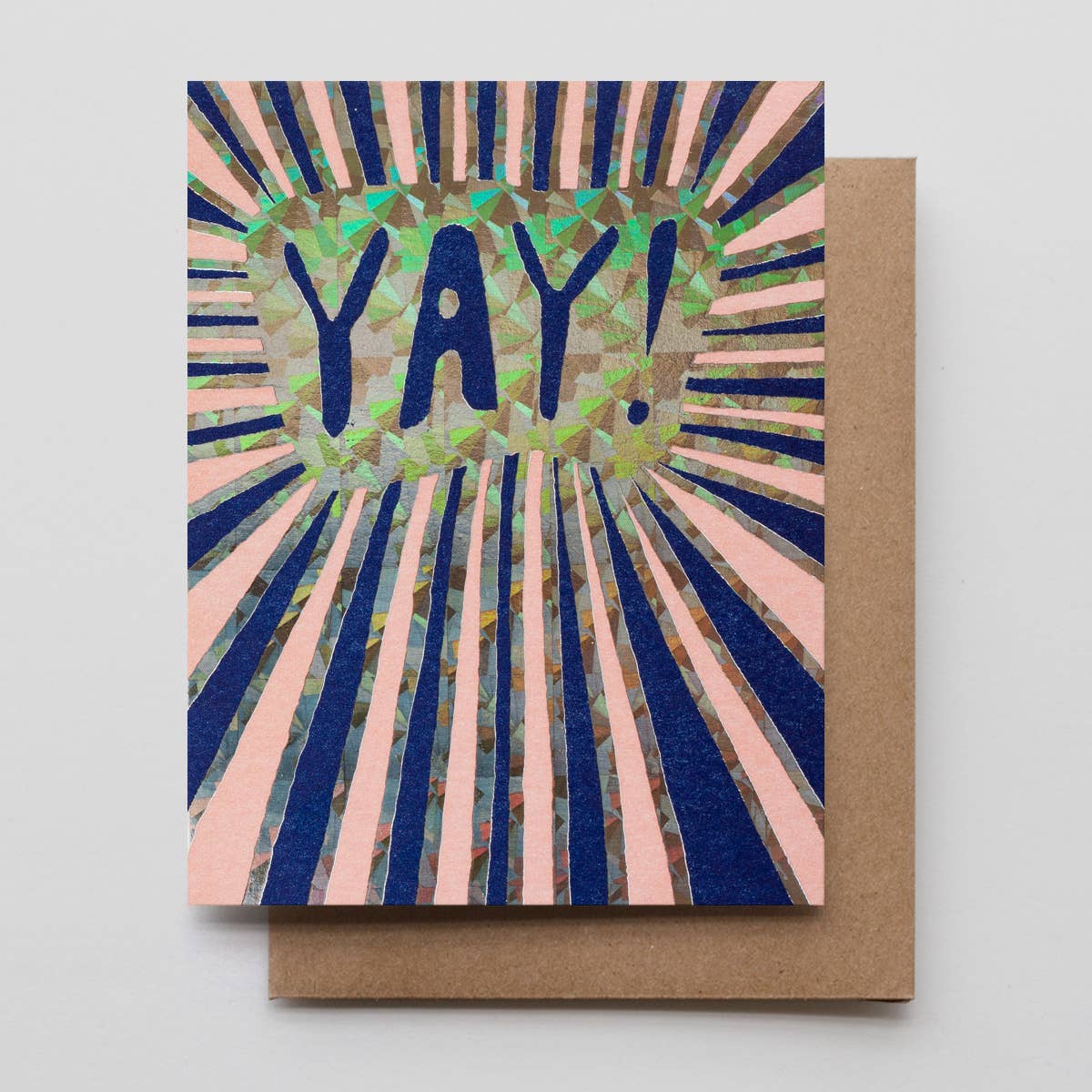 Holographic YAY! * FOIL * - homesewn