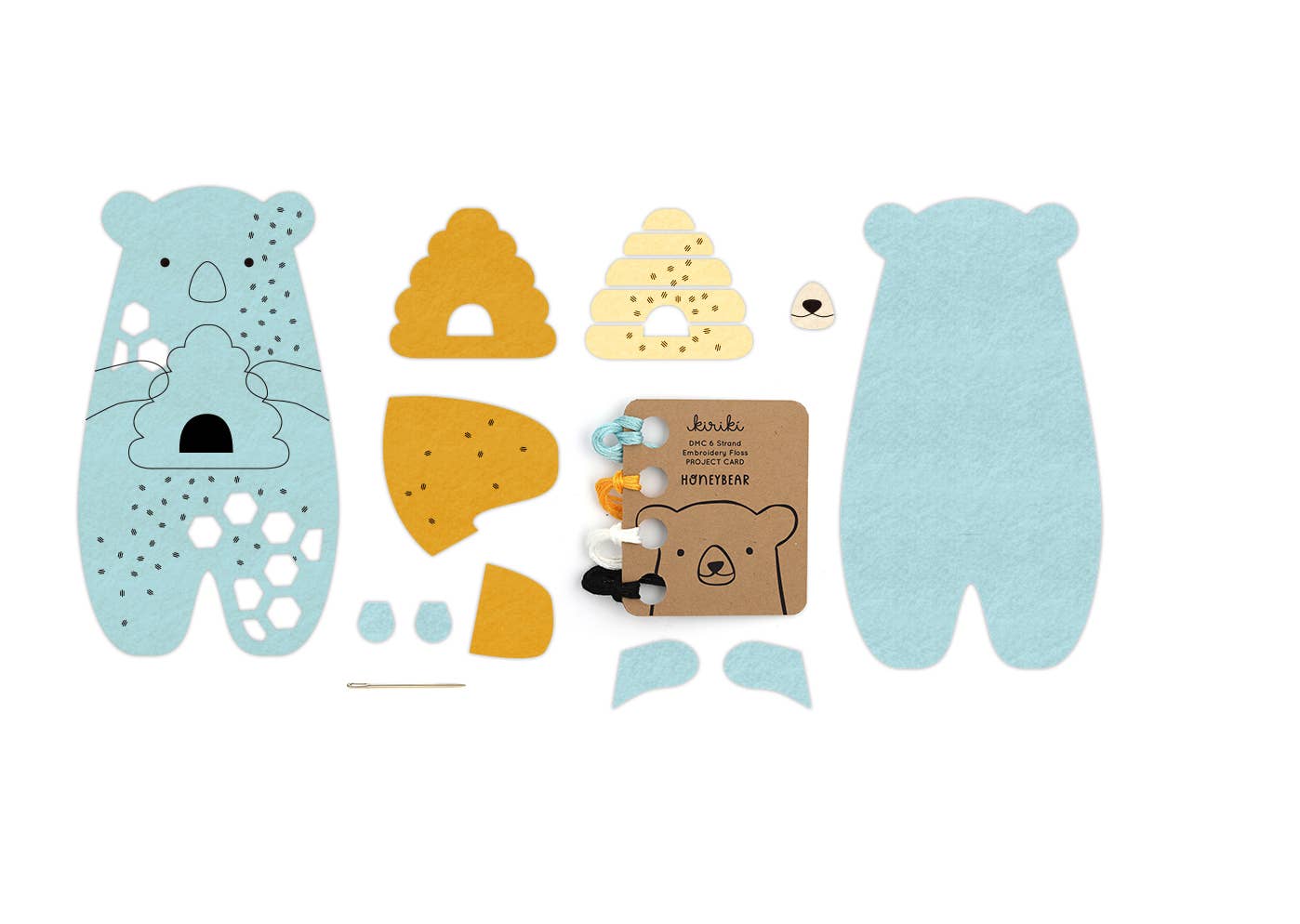 Honeybear Felt Doll Kit - homesewn
