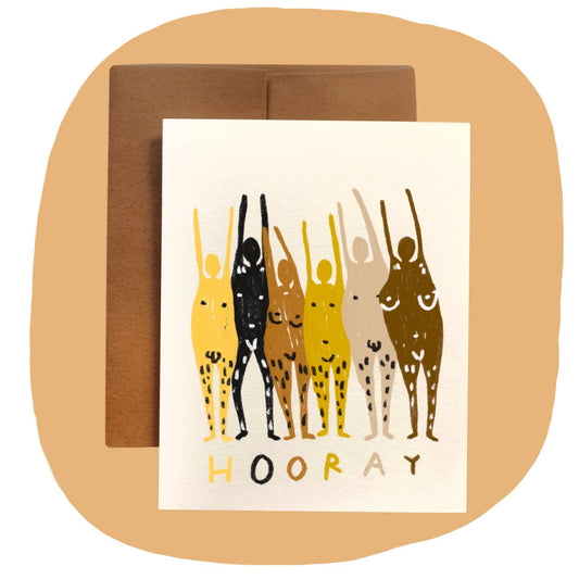 HOORAY Card - homesewn