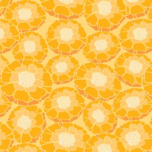 Humble Beauty - QUILTING COTTON/POPLIN - Marigold - homesewn