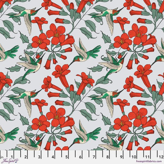 Hummingbirds - Gray - Birds of a Feather - homesewn