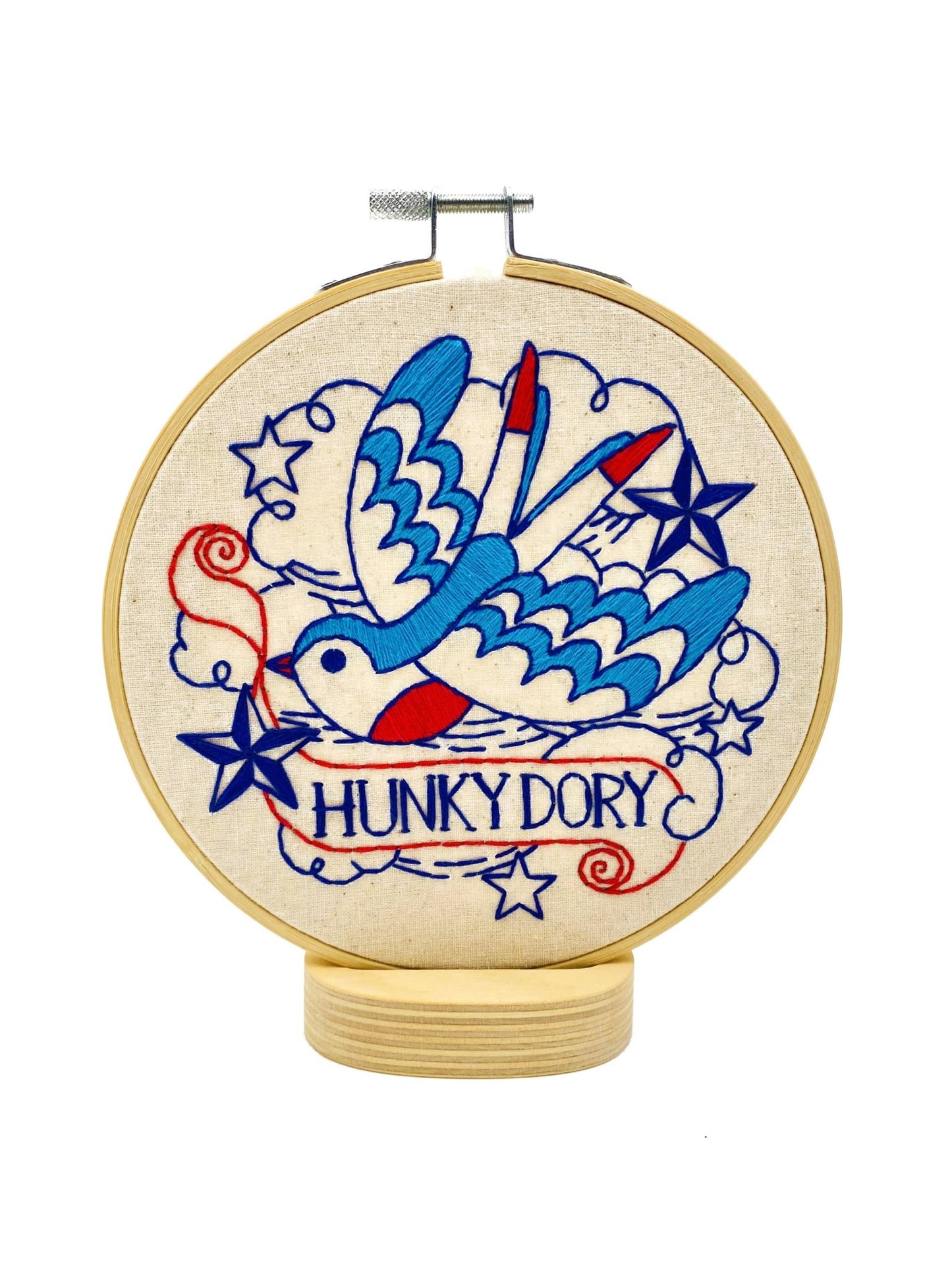 Hunky Dory Complete Embroidery Kit - homesewn