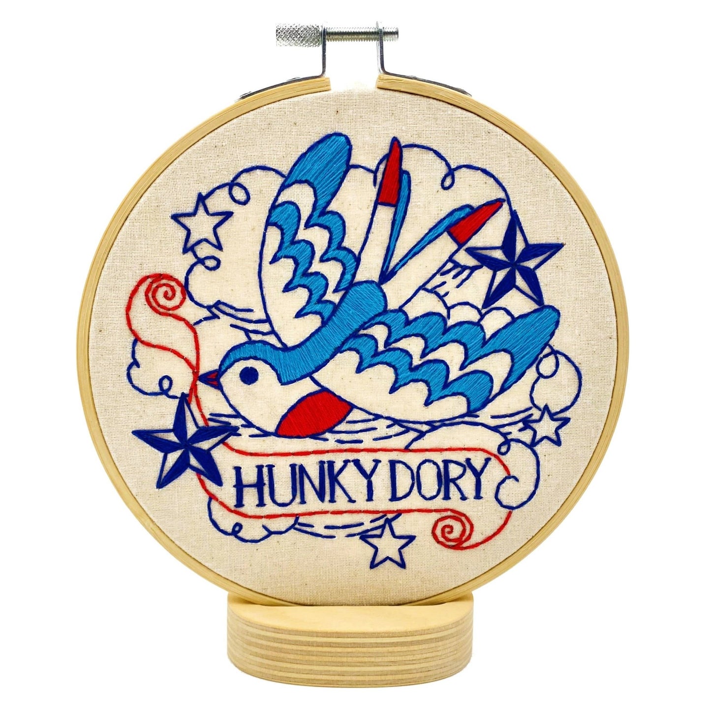 Hunky Dory Complete Embroidery Kit - homesewn