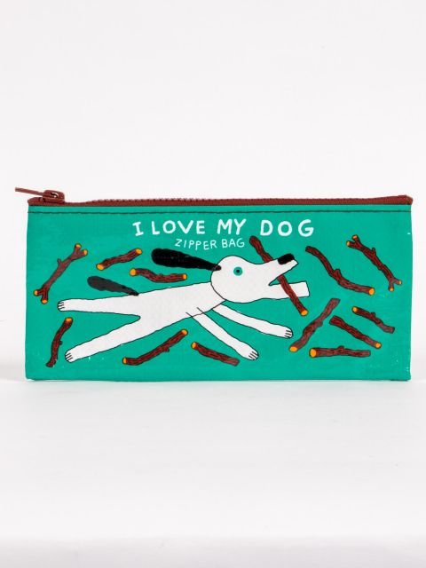 I Love My Dog Pencil Case - homesewn