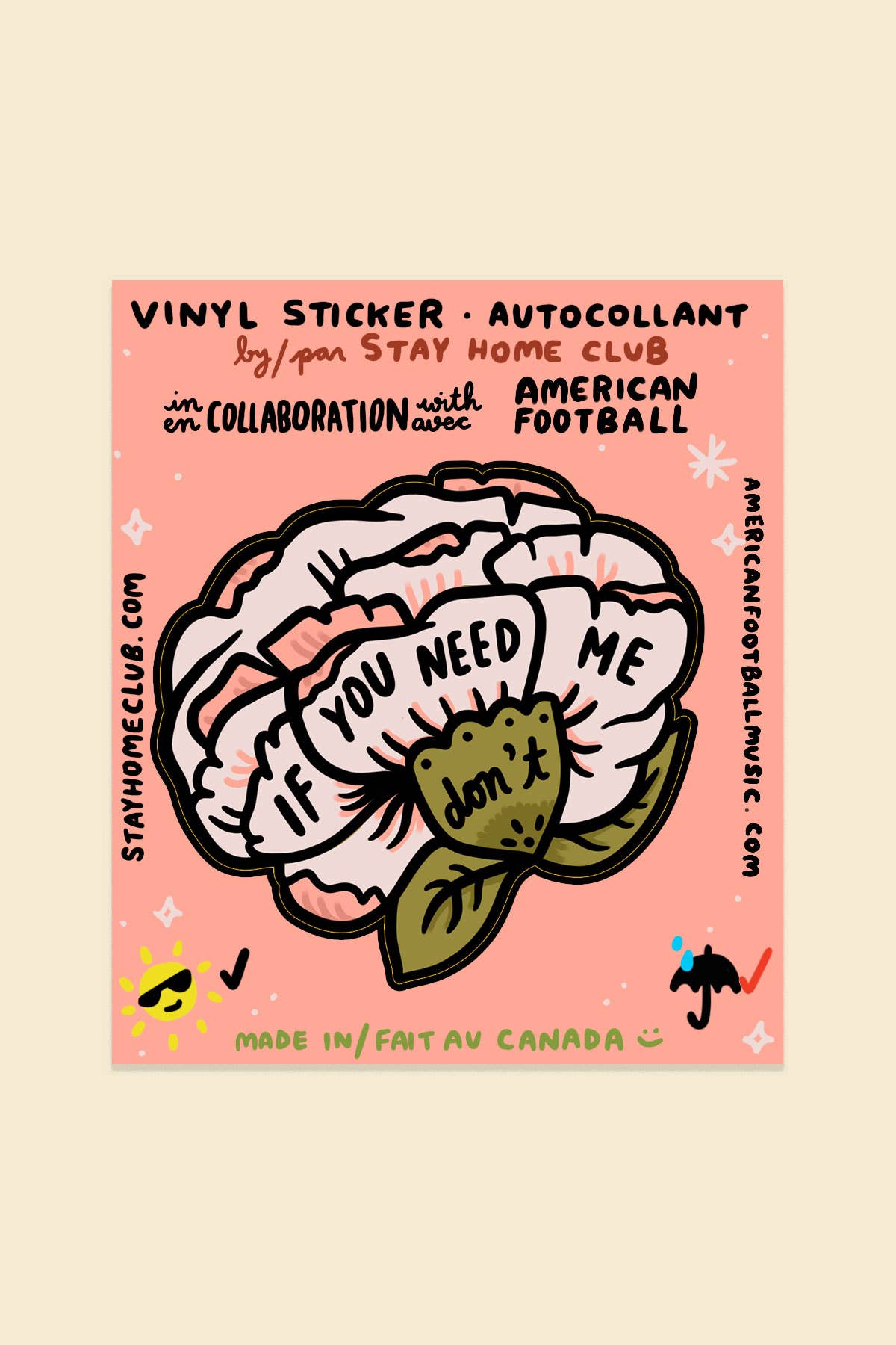 If You Need Me Sticker | Waterproof Vinyl Sticker - homesewn