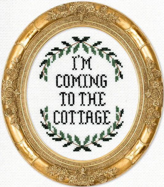 I'm Coming to the Cottage Deluxe Cross Stitch Kit - homesewn