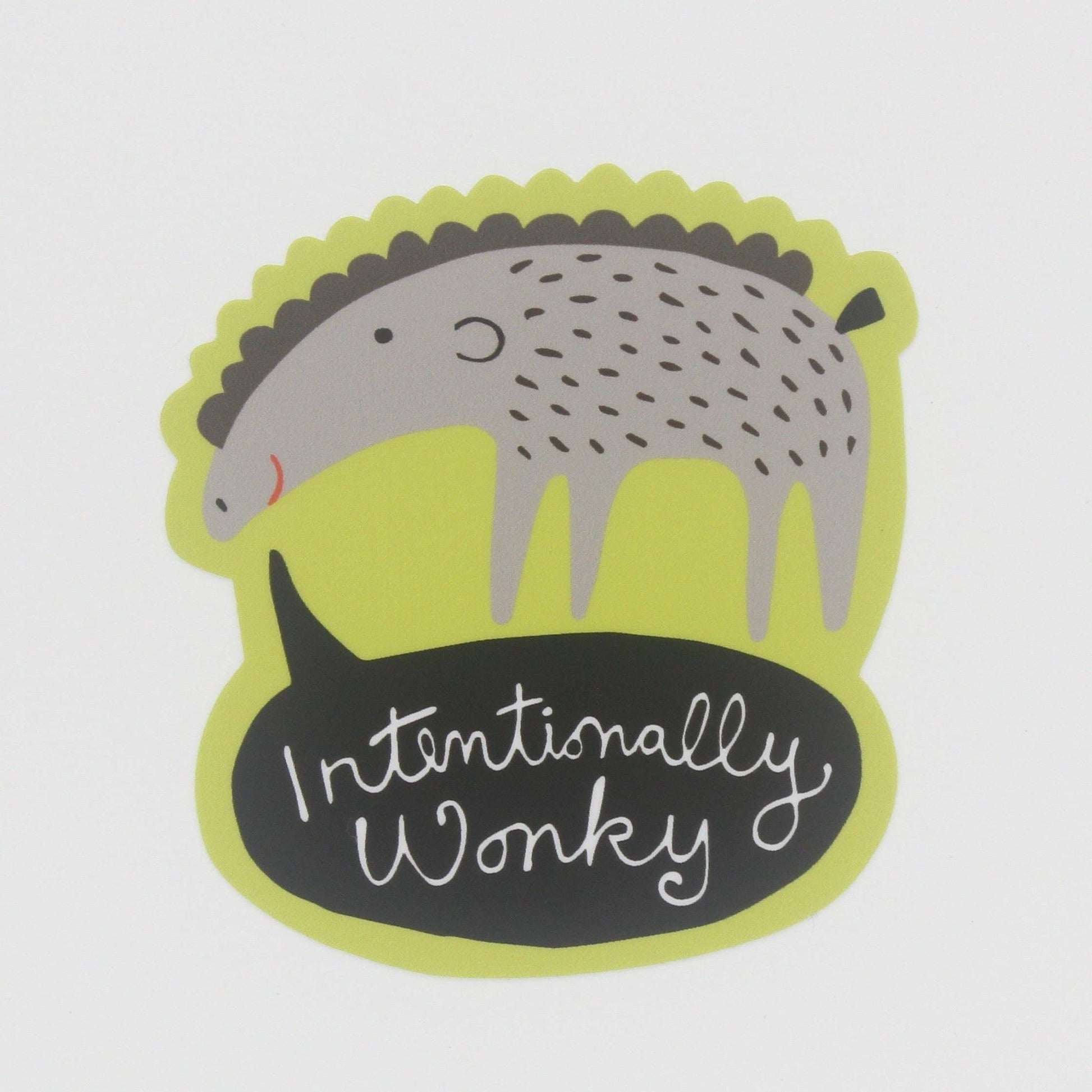 Intentionally Wonky Sticker - homesewn