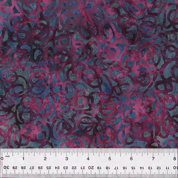 Interlinked - Navy - Nouveau - Baliscapes - homesewn