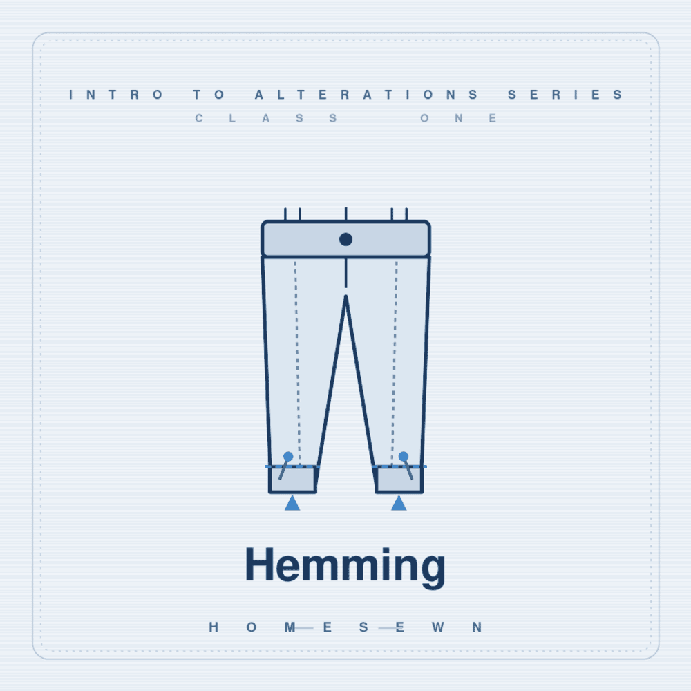 Intro to Alterations Series - Class 1: Hemming - homesewn
