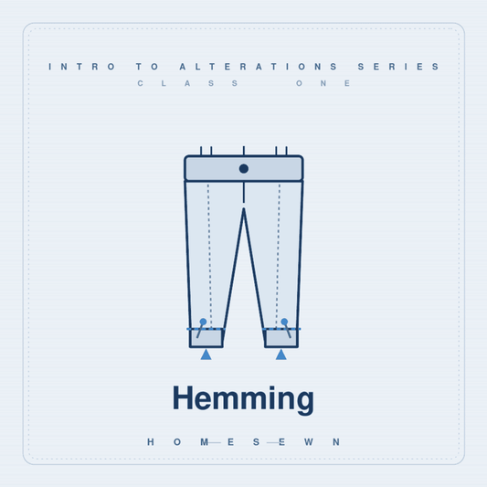Intro to Alterations Series - Class 1: Hemming - homesewn