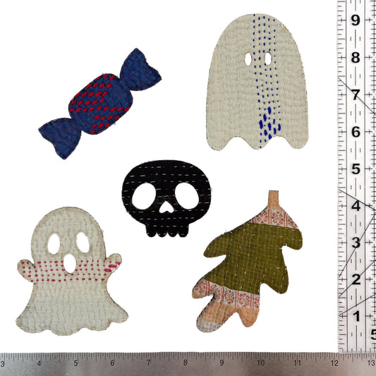 Iron - on Kantha Patches - Small - homesewn