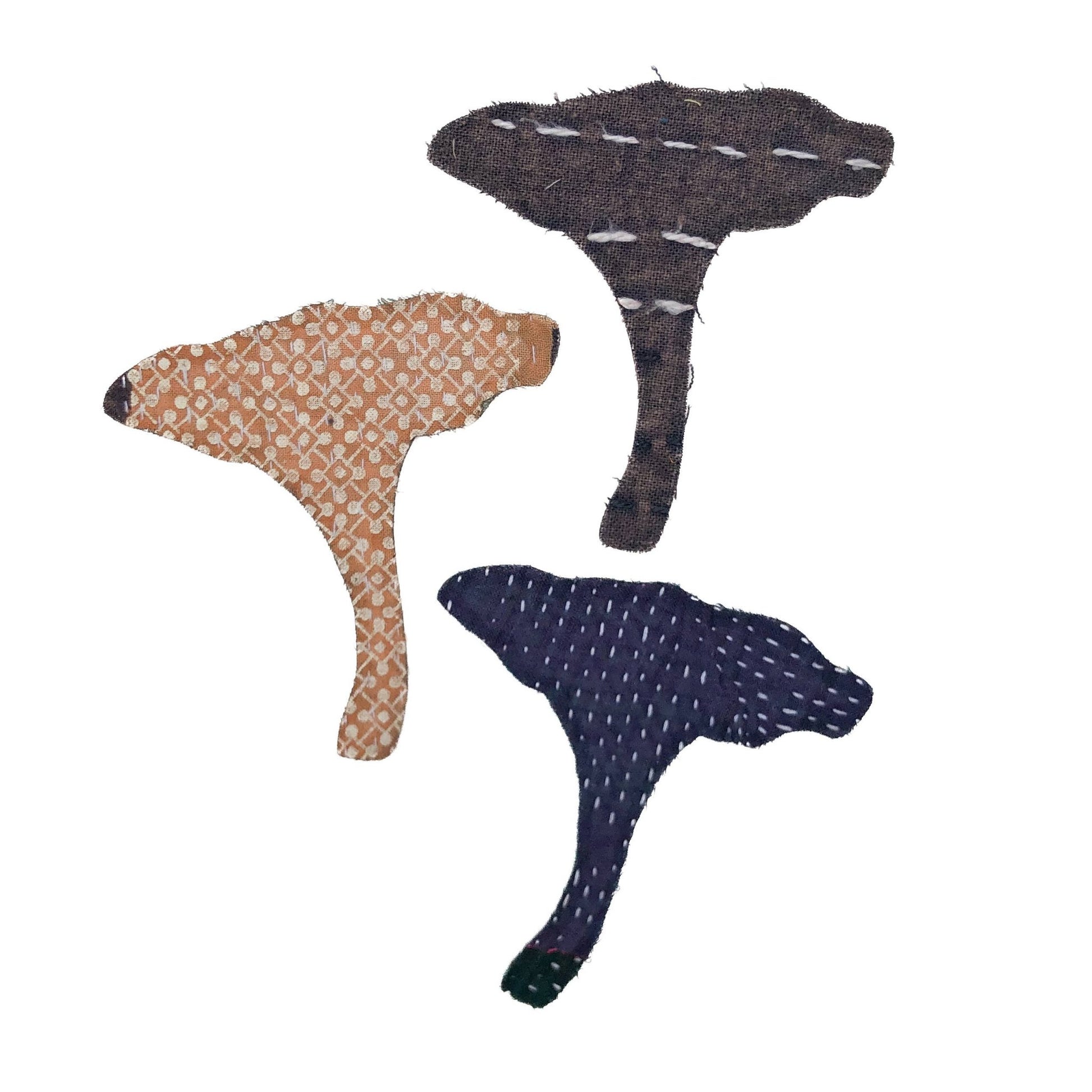 Iron - on Kantha Patches - Small - homesewn