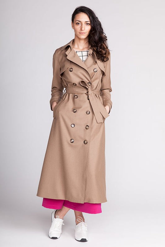ISLA trench coat - PDF PATTERN - homesewn