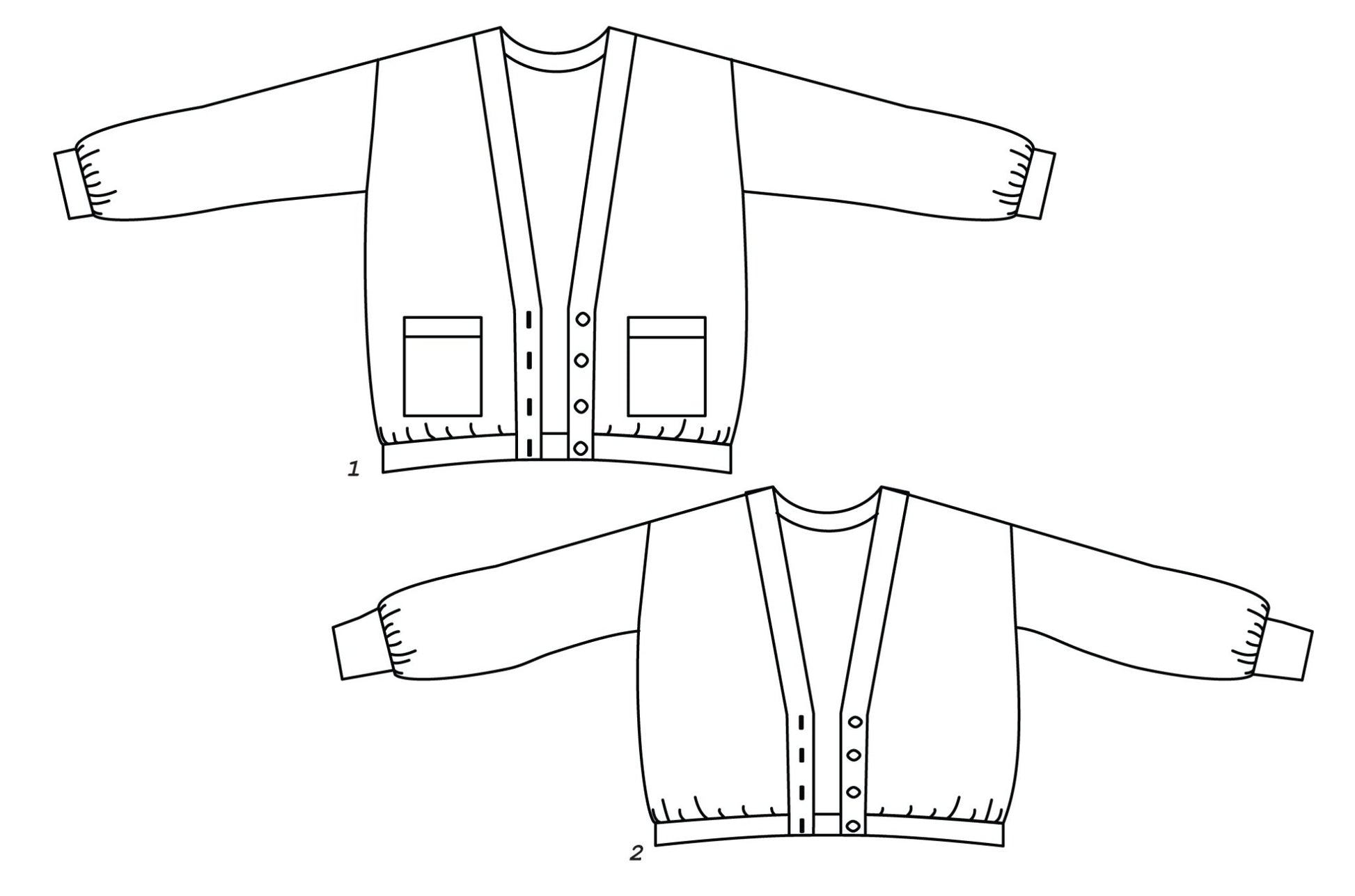 Jamie cardigan PDF DOWNLOAD - homesewn