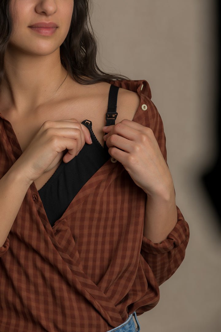 Jane cross front shirt PDF DOWNLOAD - homesewn