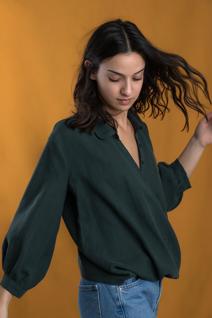 Jane cross front shirt PDF DOWNLOAD - homesewn