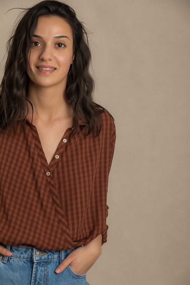 Jane cross front shirt PDF DOWNLOAD - homesewn