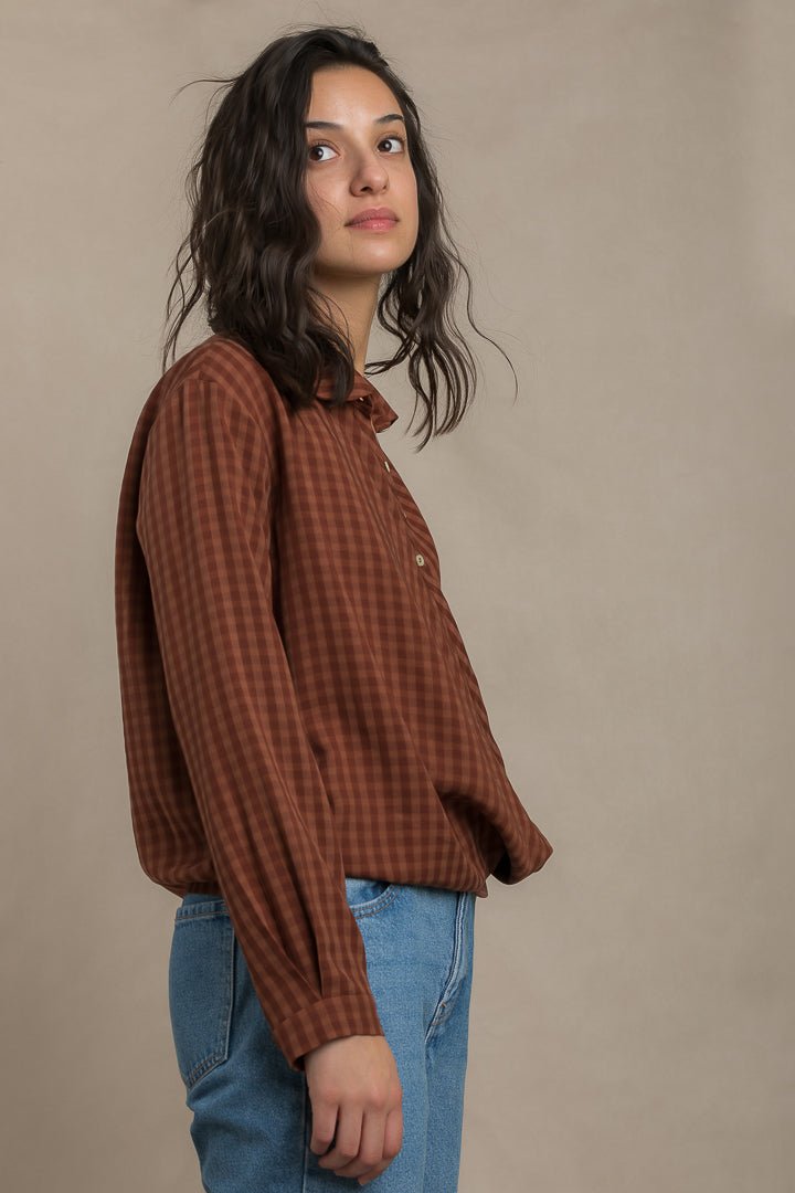 Jane cross front shirt PDF DOWNLOAD - homesewn