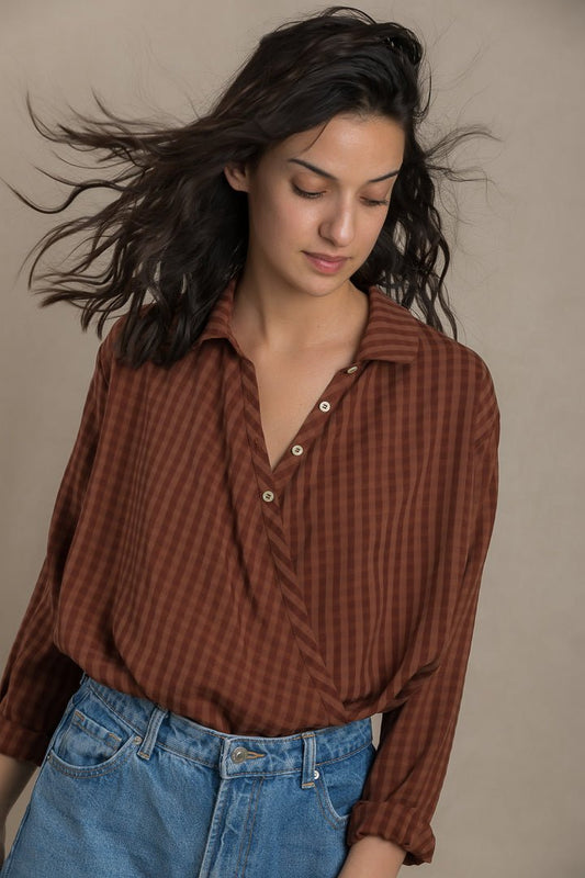 Jane cross front shirt PDF DOWNLOAD - homesewn
