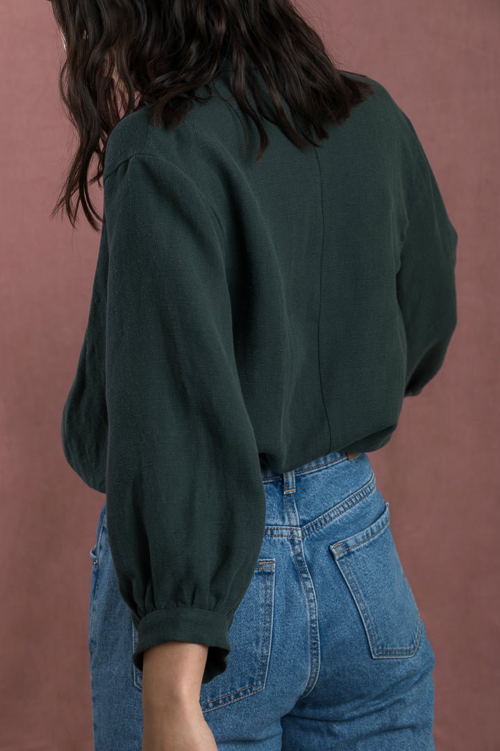 Jane cross front shirt PDF DOWNLOAD - homesewn