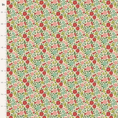 Janice Green - Wallflower Tilda QUILTING COTTON - homesewn