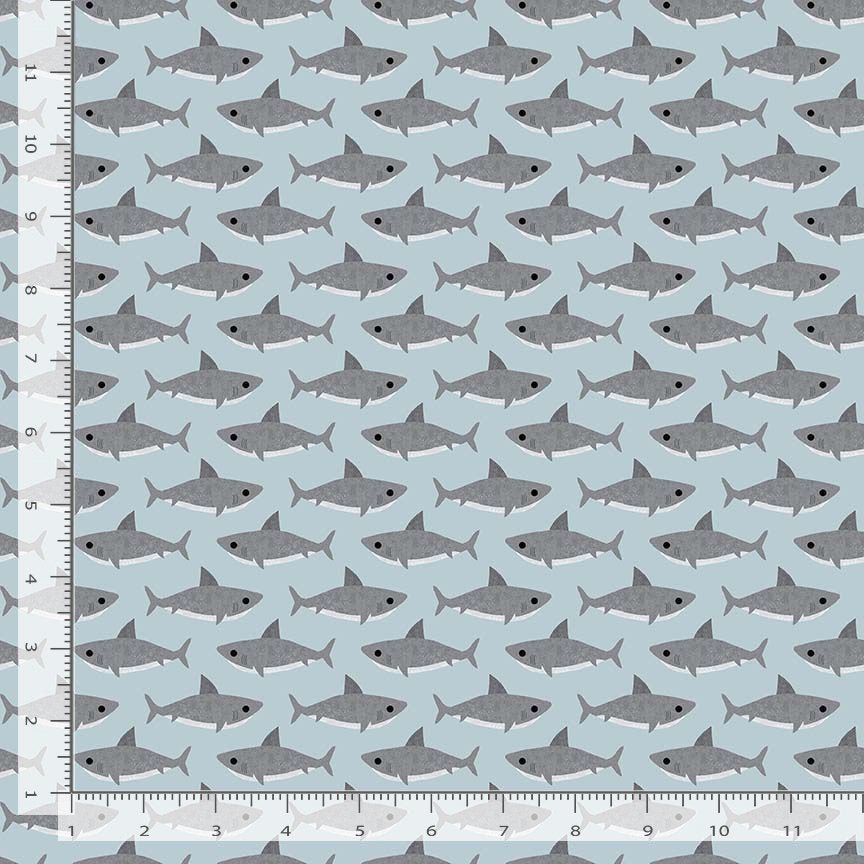 Jawsome - Scuba - Beyond the Sea - QUILTING COTTON/POPLIN - homesewn
