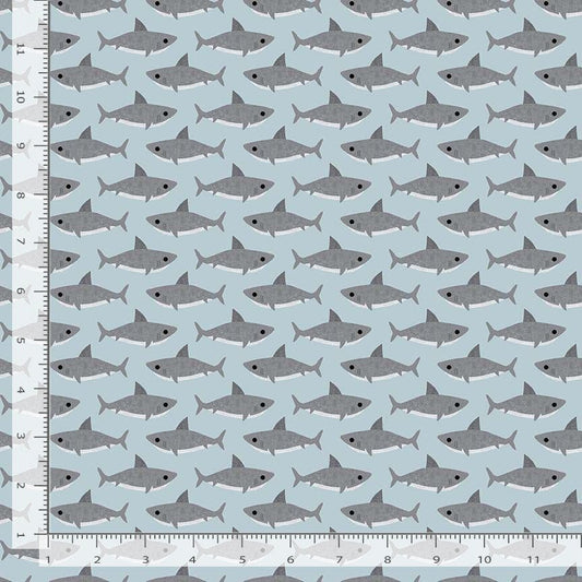 Jawsome - Scuba - Beyond the Sea - QUILTING COTTON/POPLIN - homesewn