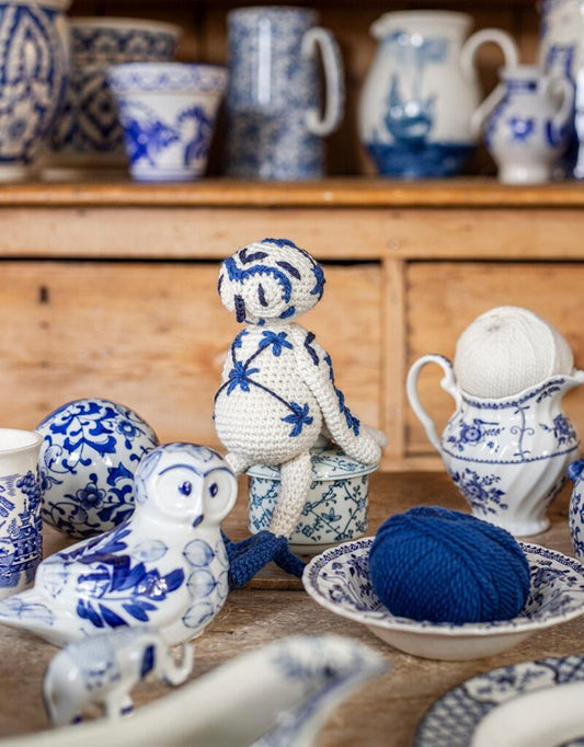 Josiah the Owl Figurine Crochet Kit - homesewn