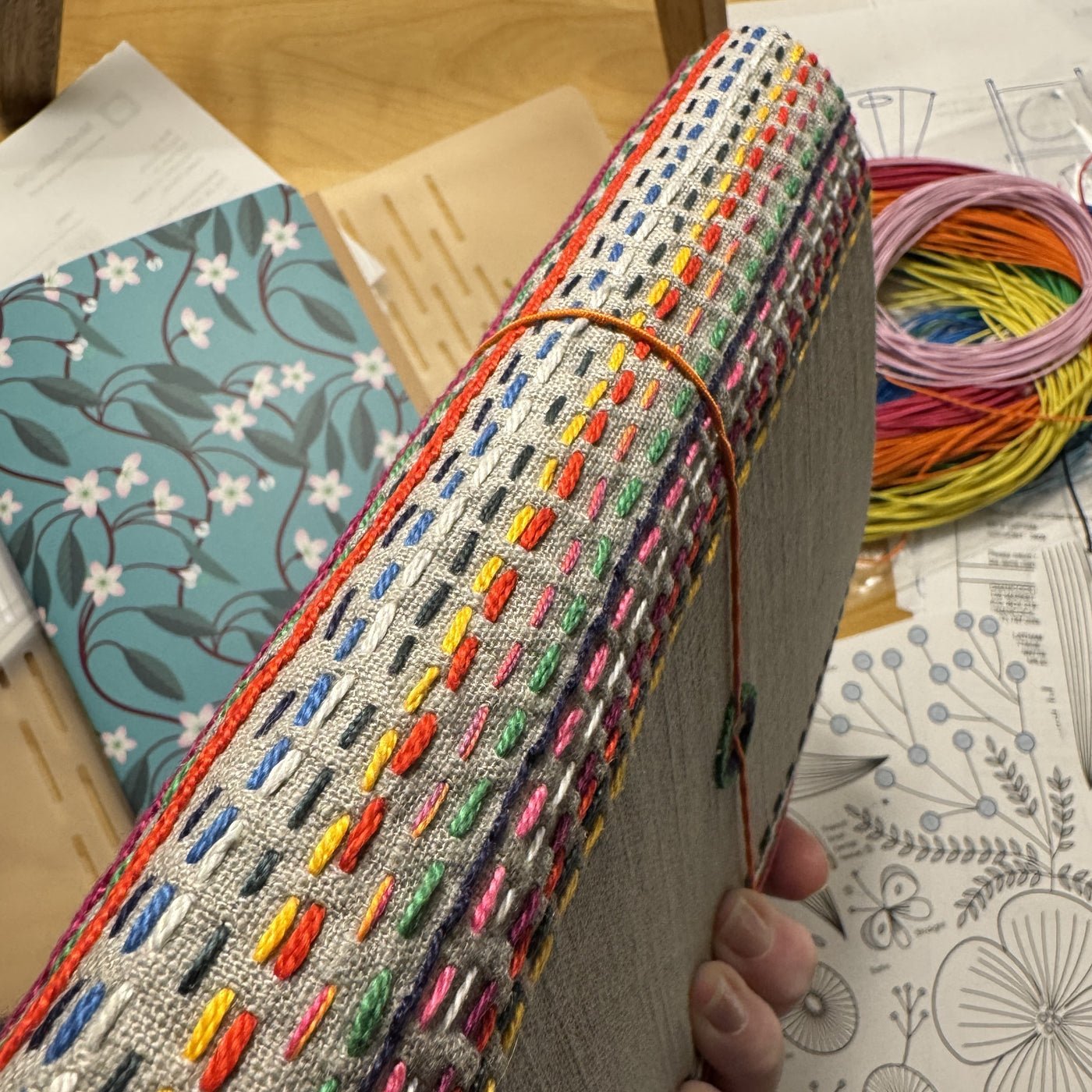 Journal Cover DIY Embroidery Kit - homesewn