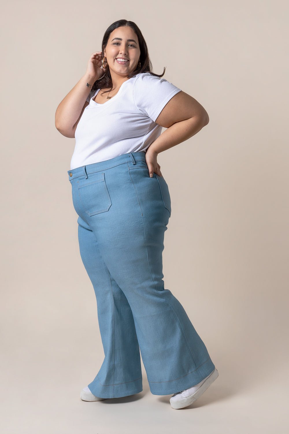 Jude Flare Jeans Pattern - PDF PATTERN - homesewn