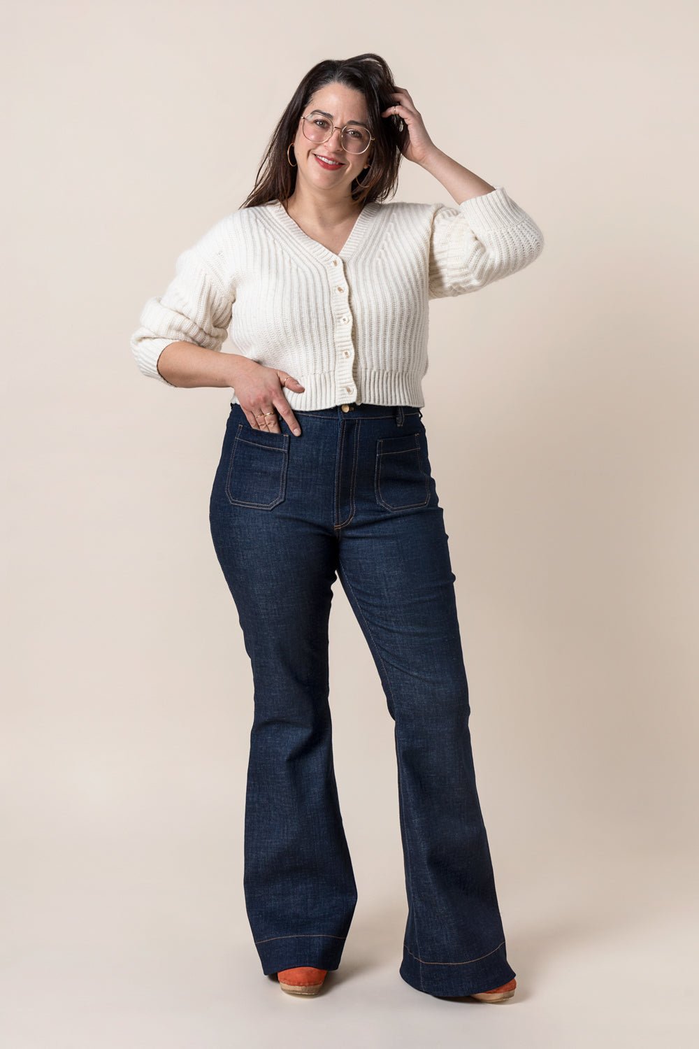 Jude Flare Jeans Pattern - PDF PATTERN - homesewn