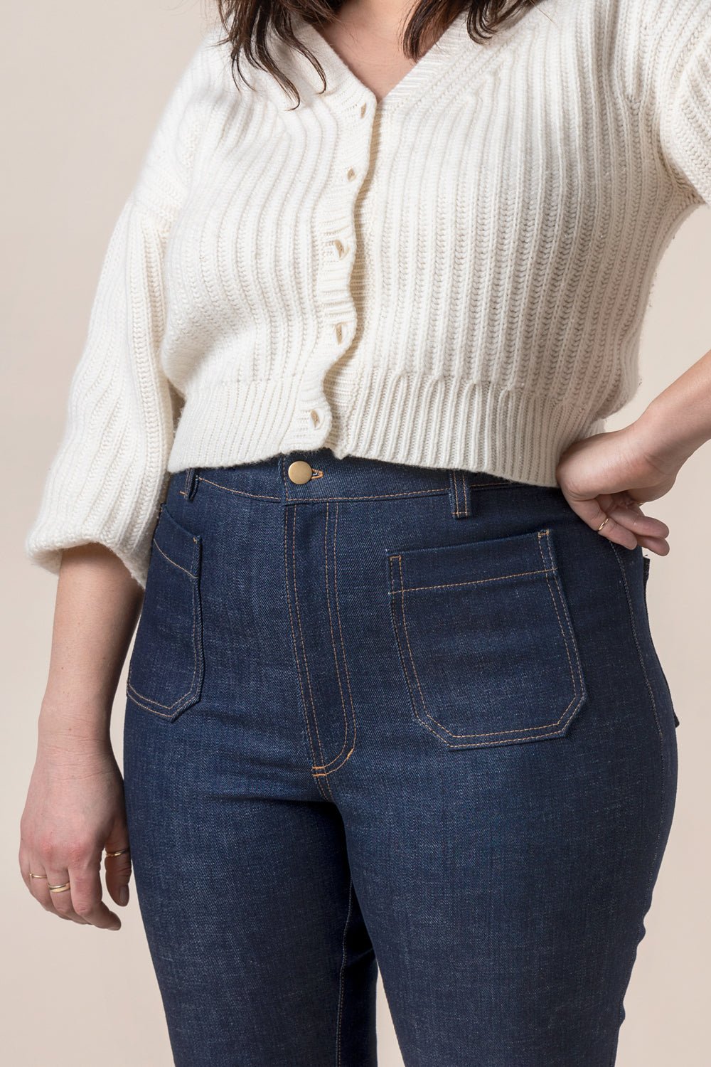 Jude Flare Jeans Pattern - PDF PATTERN - homesewn