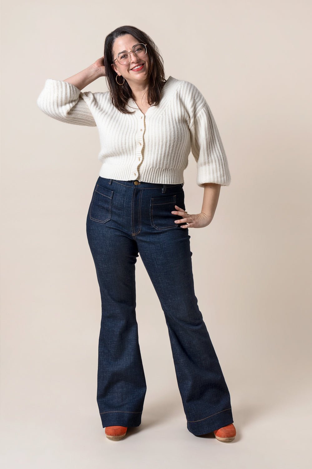 Jude Flare Jeans Pattern - PDF PATTERN - homesewn