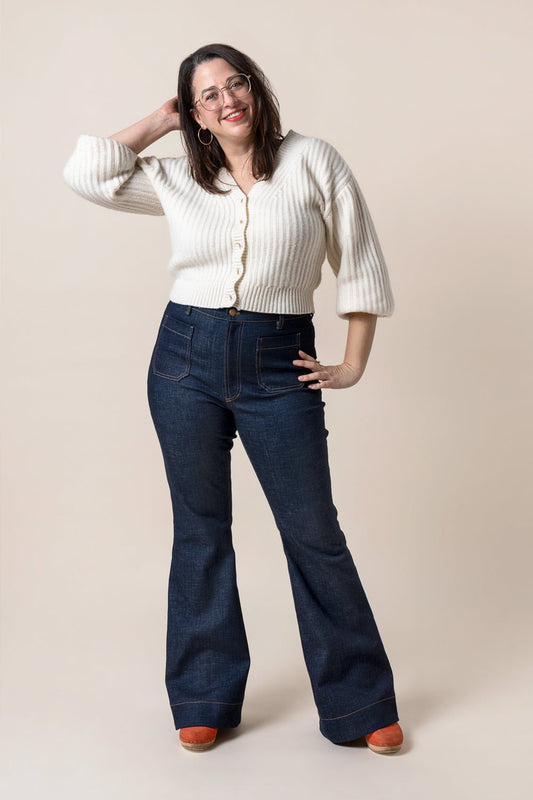 Jude Flare Jeans Pattern - PDF PATTERN - homesewn