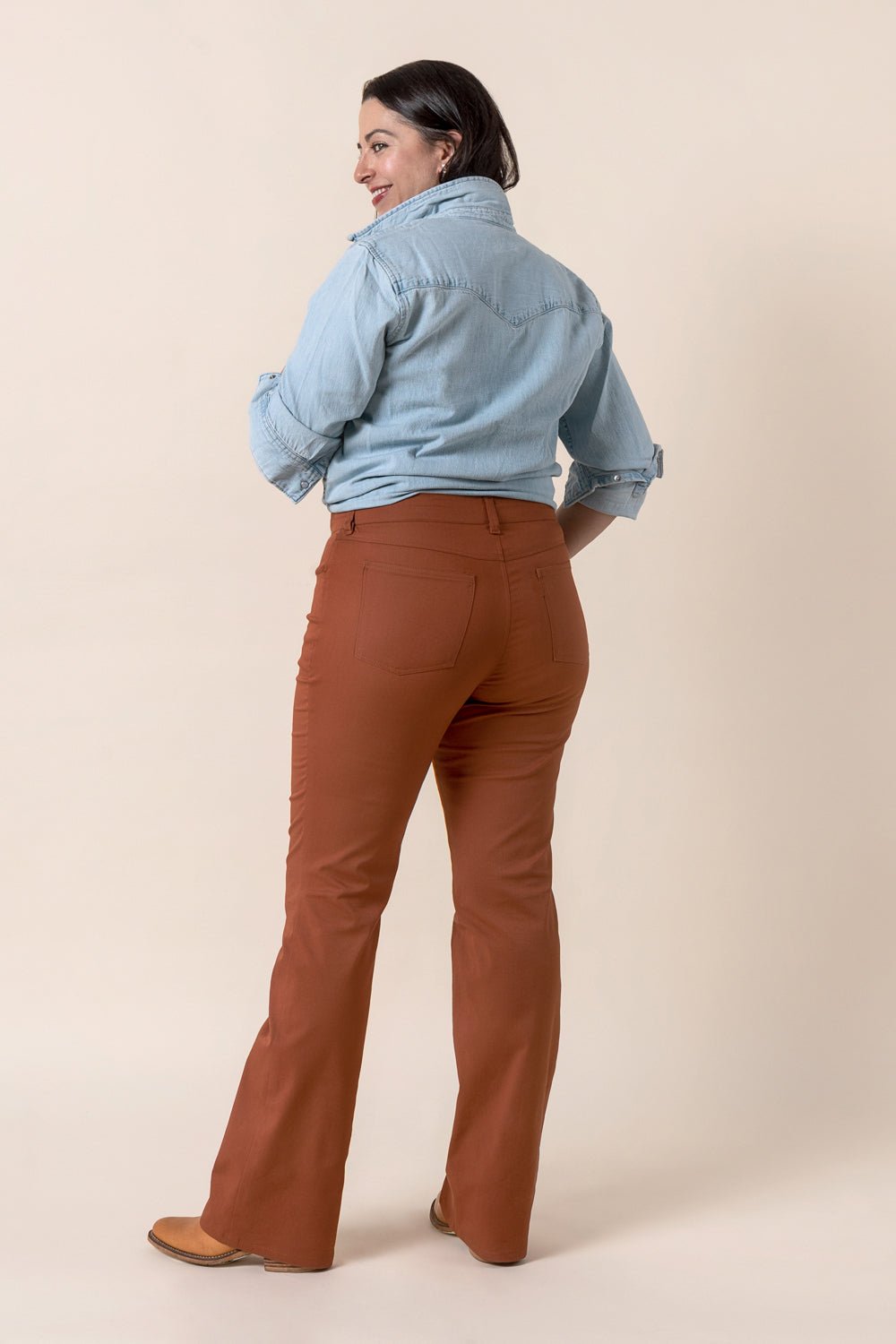 Jude Flare Jeans Pattern - PDF PATTERN - homesewn