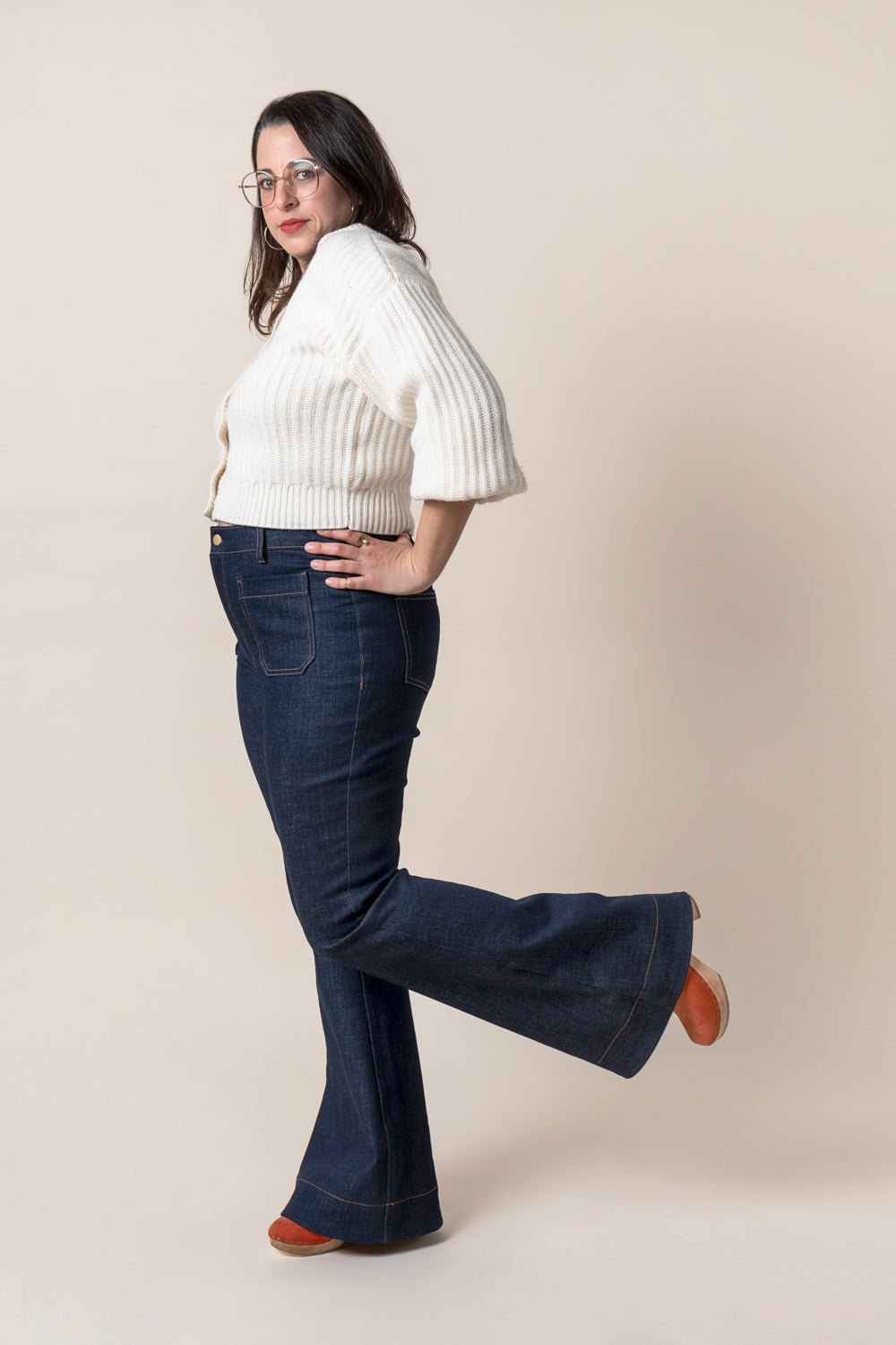 Jude Flare Jeans Pattern - PDF PATTERN - homesewn