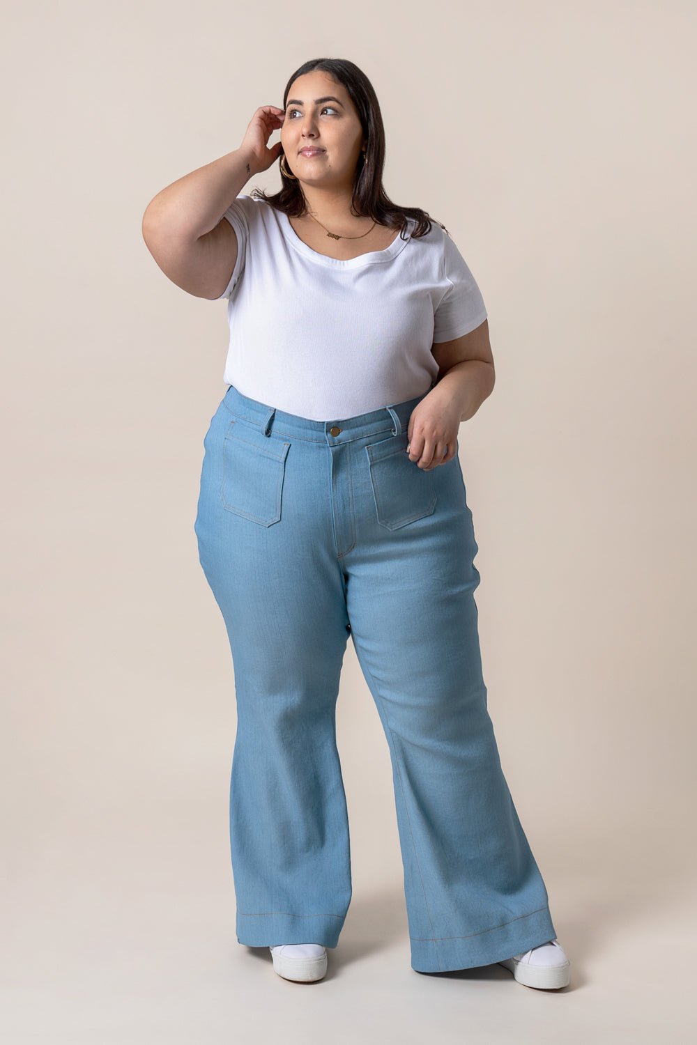 Jude Flare Jeans Pattern - PDF PATTERN - homesewn