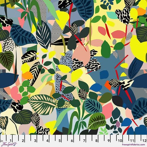 Jungle Leaves - Earthy - Vibrant Botanica - homesewn