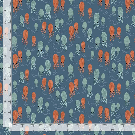 Just Squiddling - Marlin - Beyond the Sea - QUILTING COTTON/POPLIN - homesewn