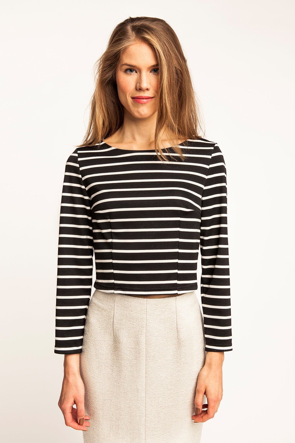 KANERVA button-back tee - PDF PATTERN - homesewn