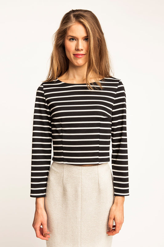 KANERVA button-back tee - PDF PATTERN - homesewn
