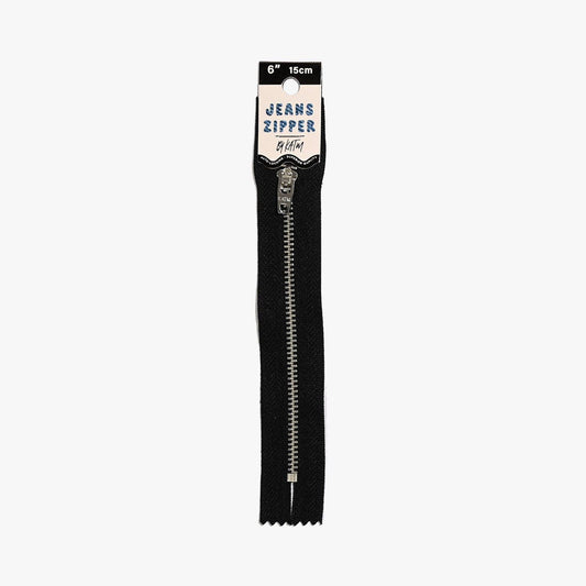 KATM Jeans Zipper | Black - homesewn