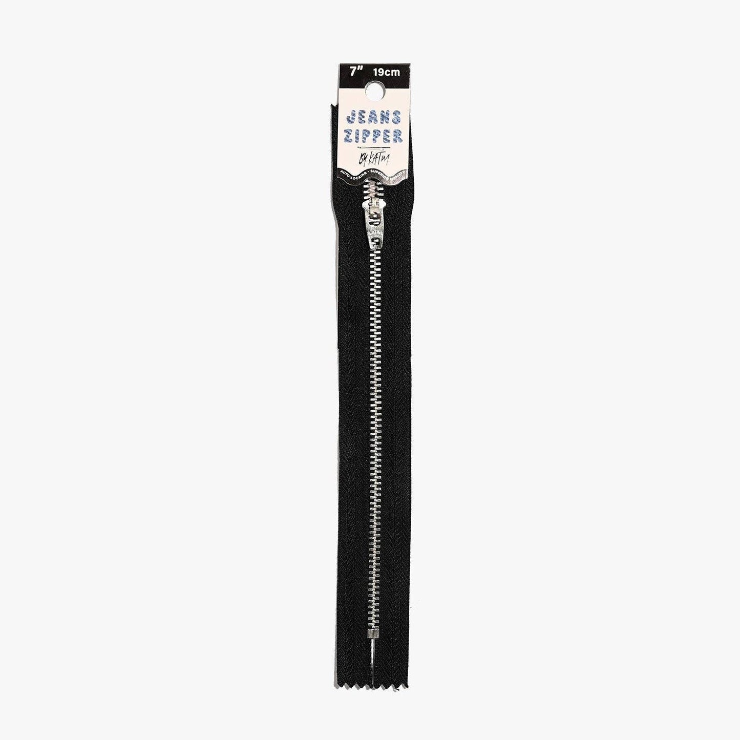 KATM Jeans Zipper | Black - homesewn