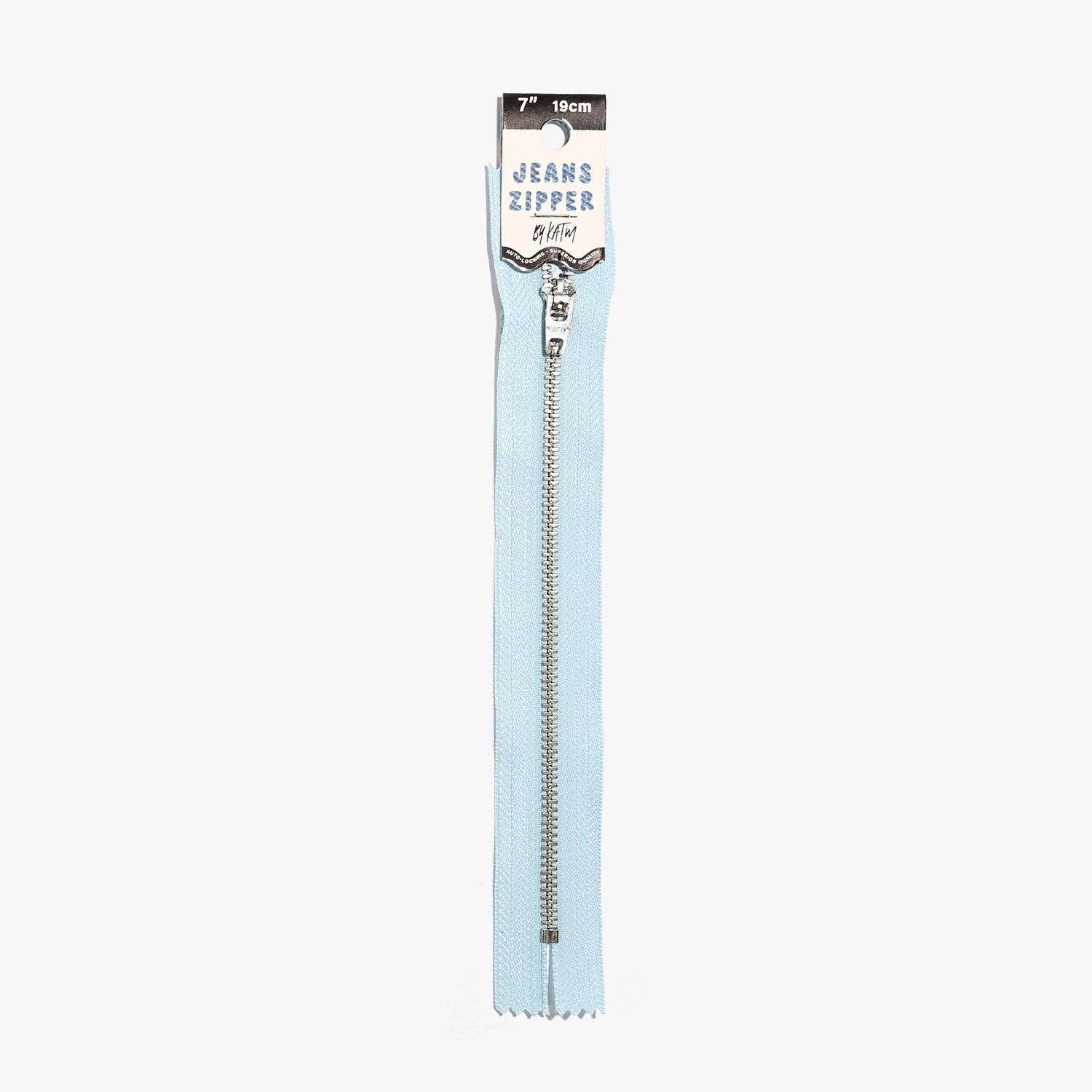 KATM Jeans Zipper | Light Blue - homesewn