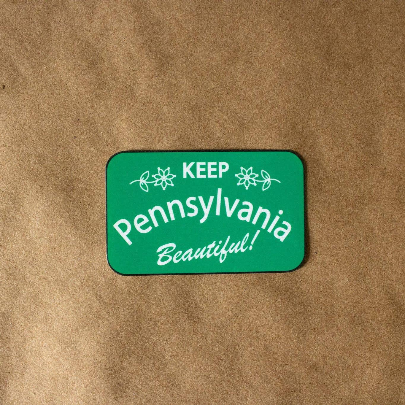 Keep Pennsylvania Beautiful Vinyl Sticker - homesewn