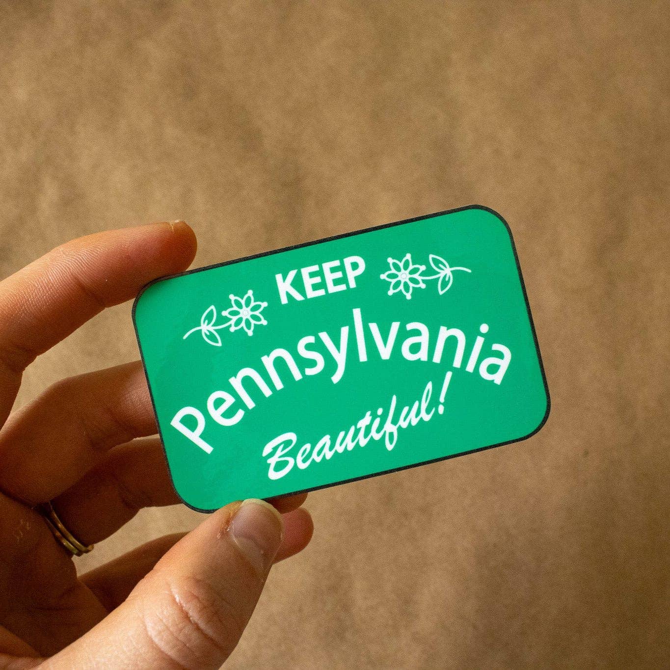 Keep Pennsylvania Beautiful Vinyl Sticker - homesewn