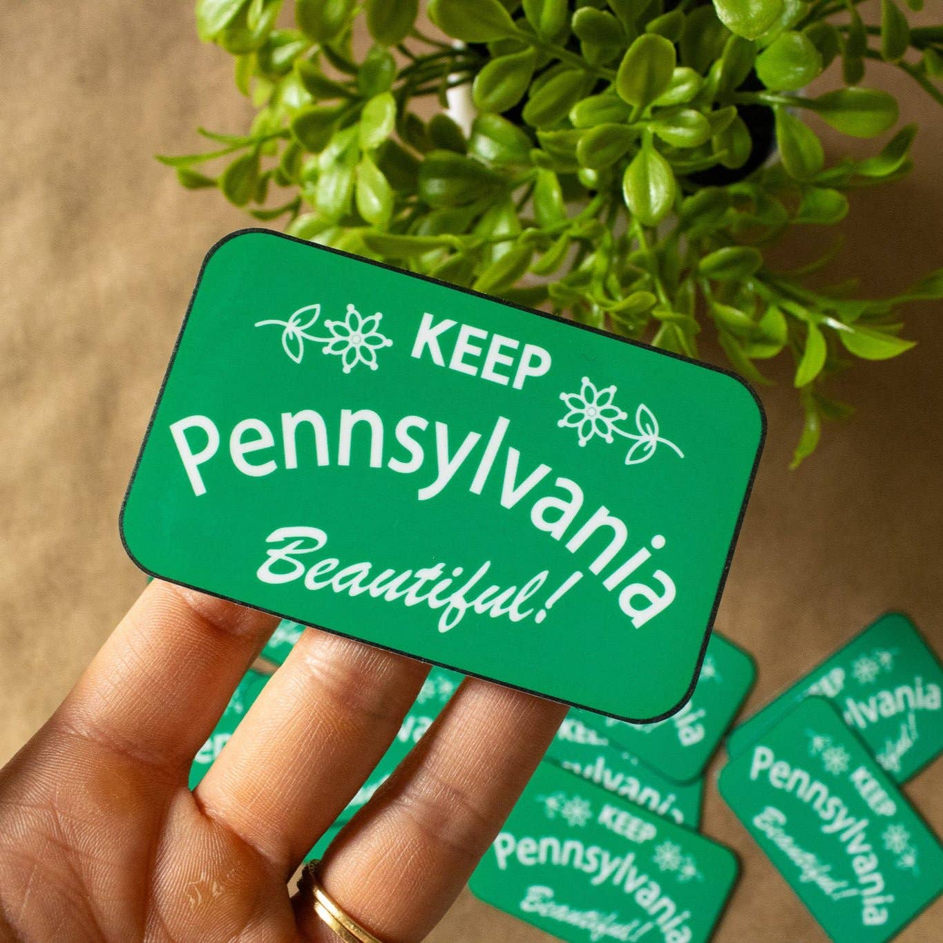 Keep Pennsylvania Beautiful Vinyl Sticker - homesewn